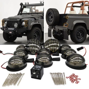 10pcs Complete LED Light Upgrade Kit Lamp For Land Rover Defender 1990-2016 2015 - Picture 1 of 8