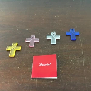 4 Ketten Kreuz Aus Glas Baccarat (Stück Preis) - Bild 1 von 6