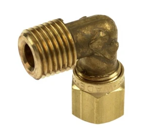 Wade Brass Metric Elbow Compression Fittings with Male Tapered BSP Threads BSPT - Picture 1 of 1