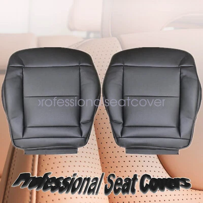 Кожаный чехол на нижнее сиденье с обеих сторон черный для Mercedes Benz E350 E550 2010-2014 годов выпуска - Изображение 1 из 4