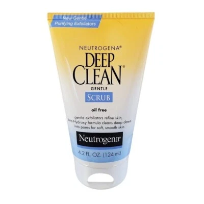 Neutrogena Deep Clean Gentle Scrub Oil-Free Exfoliator 4.2 Fl Oz For Soft Smooth - Image 1 of 3
