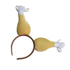  Turkey Leg Hair Hoop Thanksgiving Headwear Headdress Headband