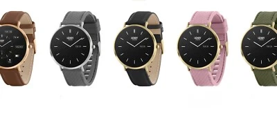 Smartwatch Henry London 8 estilos série HLS65 pulseira de couro/silicone RRP £94,99 - Imagem 1 de 4