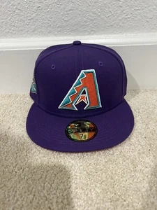 New Era 59Fifty MLB Arizona Diamondbacks 20 aniversario (púrpura/naranja) - Imagen 1 de 3