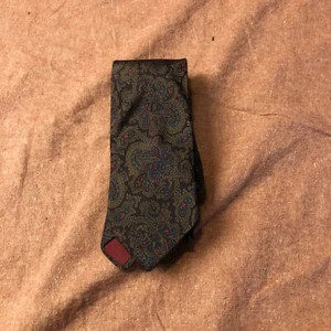 Mens Lanvin Paris New York Silk Neck Tie Vintage - Picture 1 of 6
