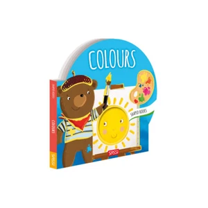 Sassi Kids/Children Fun Interactive Educational Shaped Board Book Colours - Picture 1 of 5