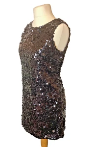 South schwarz Pailletten knielang Anlass Etuikleid 14 - Bild 1 von 11