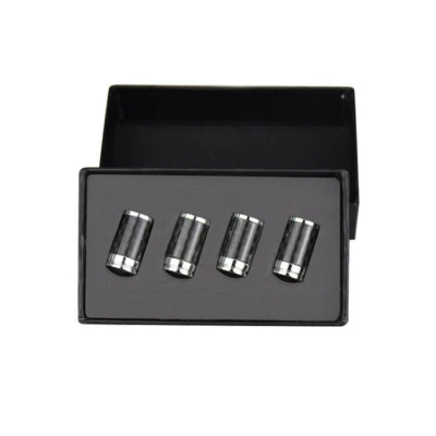 Cubierta de tapa de vástago de válvula de neumático de rueda de camión de fibra de carbono para todos los autos Más Foto 1 de 2