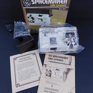 GE Spacemaker EC-60 Vintage Elektrischer Unterbau Dosenöffner Brandneu OPEN BOX - Bild 1 von 11