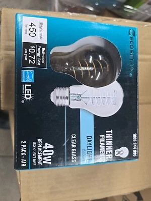 EcoSmart 6X 2-pack of 40w LED lightbulb (12 bulbs total) 1006844986 - Image 1 of 4