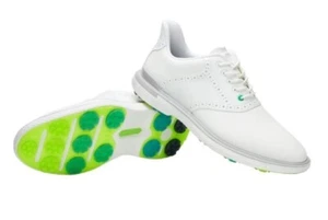 NEW G/FORE Gallivan2r Brogue Saddle Men's Golf Shoes Snow/Nimbus - US 9 - Picture 1 of 10