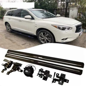 Black Power Deployable Electric Running Board Fits for Infiniti JX35 2013+ - Picture 1 of 9