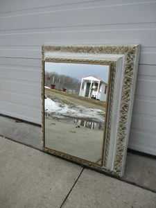 Vintage 1950 Thomas Bathroom Mirror Medicine Cabinet Rocco Hollywood Regency - Picture 1 of 10