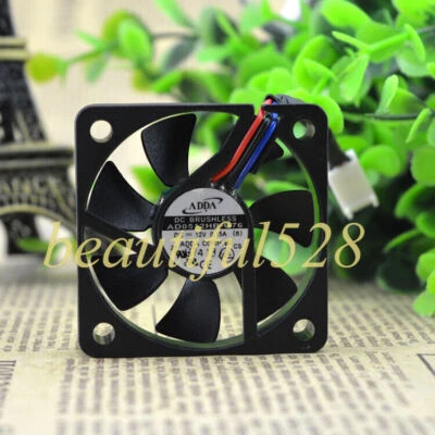 1pc ADDA AD0512HB-G76 DC12V 0.15A 5010 3-wire Double Ball Cooling Fan - Image 1 of 3