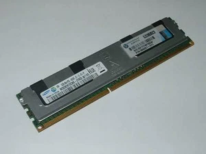 HP 16GB PC3-8500R ECC REG DDR3 240-pin DIMM 500666-B21 500207-071 Server Memory - Picture 1 of 1