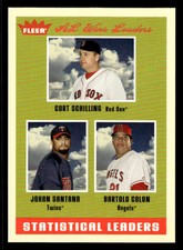 2005 Fleer Tradition  Curt Schilling / Bartolo Colon 3  Boston Red Sox