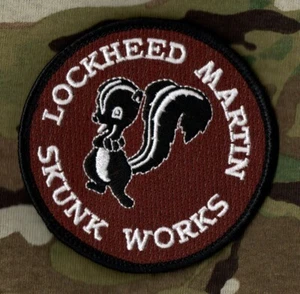 LOCKHEED-MARTIN SKUNK WORKS BLACKBIRD SR-71 SPY PLANE vêlkrö OCP PATCH: Skunk - Picture 1 of 12