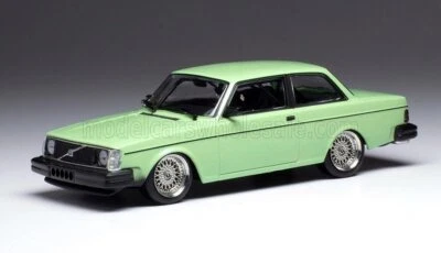 wonderful diecast modelcar 1/43 VOLVO 242 CUSTOM SWEDEN 1980 - palegreen -  - Image 1 of 2