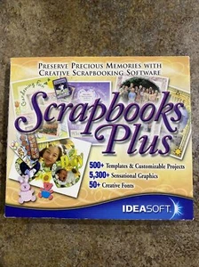 Scrapbooks Plus (Windows, 2004, IdeaSoft) CD-ROM - Picture 1 of 2