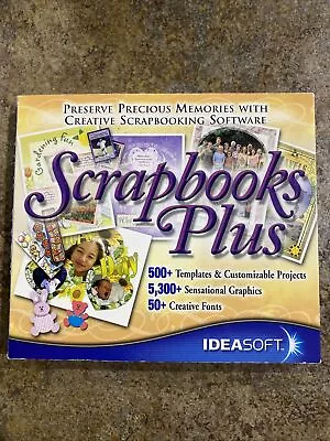 Scrapbooks Plus (Windows, 2004, IdeaSoft) CD-ROM  - Image 1 of 2