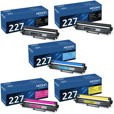 5Pcs TN227 TN223 Toner Cartridge compatible for Brother HL-L3210CW HL-L3230CDW - Image 1 of 4