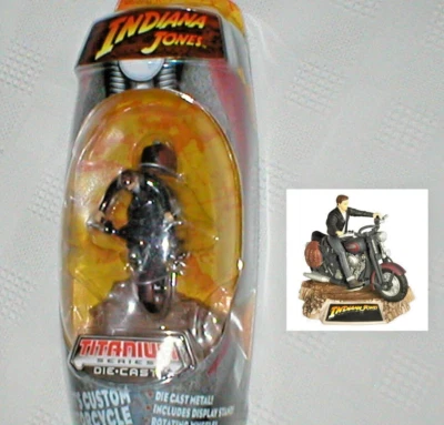 Indiana Jones MUTT’S CUSTOM MOTORCYCLE Kingdom of the Crystal Skull TITANIUN SER - Image 1 of 4