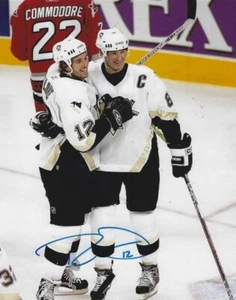 Autographed 8x10 RYAN MALONE  Pittsburgh Penguin Photo  w/Show Ticket - Picture 1 of 1