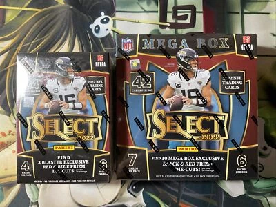 2022 PANINI SELECT FOOTBALL MEGA BOX AND BLASTER BOX FACTORY SEALD NEW - Image 1 of 4