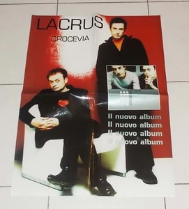 Manifesto Promo Cd LA CRUS Crocevia POSTER Affiche 48x64 cm locandina Giovanardi - Picture 1 of 1