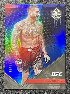 2023 Panini Chronicles UFC Limited #216 Sean Brady Blue Prizm 44 /99 - Picture 1 of 2