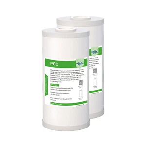 2Pack 5μm 10"X4.5" Sediment Water Filter Carbon Replacement for Big Blue GXWH35F - Picture 1 of 13