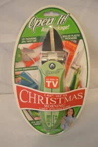 ¡ABRIRLO! Abridor de paquetes de plástico multiherramienta como se ve en TV en verde NUEVO - Imagen 1 de 2