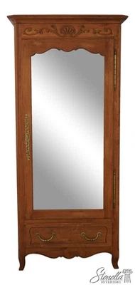 70505: ETHAN ALLEN Legacy Country French Mirror Door Armoire - Image 1 of 4