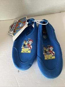 PAW PATROL Boys Water Socks Swim Beach Pool Shoes Size Medium 7-8 NWT - Picture 1 of 4