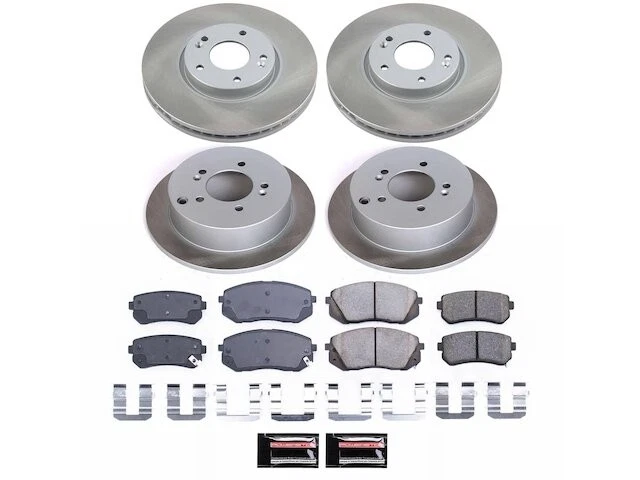 Kit de pastillas de freno delanteras y traseras y rotor para Hyundai Tucson 2010-2015 GAS FN824KW Foto 1 de 1