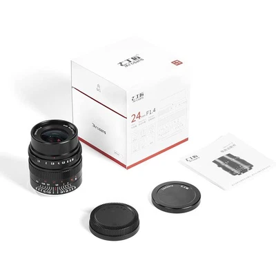 7artisans 24mm F1.4 MF Large Aperture Wide Angle Lens for Fujifilm X X-A10 X-M1 - Image 1 of 4