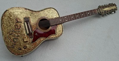 Guitare Hoyer Western - vintage guitare 12 cordes Elvis Allemagne 195x guitare rare - Photo 1/4