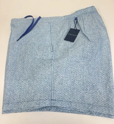 NWT Peter Millar MIURA Swim Trunks Bathing Suit ICEAQ Blue Size XXL $110 - Image 1 of 4