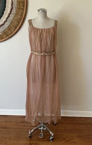 Vintage 70er Habella Mid Mod Nachthemd Nylon Pinup Damen XS - Bild 1 von 9