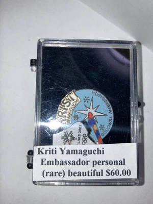 PIN 2002 Salt Lake City Olympics 2002 Kristi Yamaguchi Goodwill Ambassador - Image 1 of 3