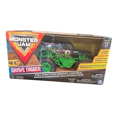*NEW* Monster Jam Grave Digger RC Truck 1:24 Scale Remote Control Spin Master - Image 1 of 2