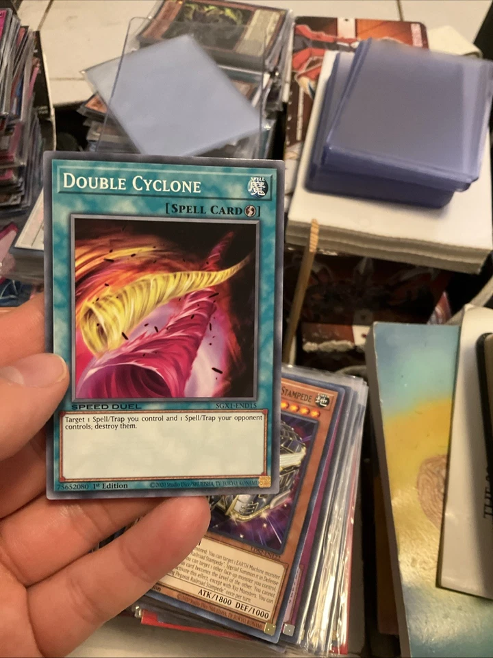 Double Cyclone SGX1-END15 Speed Duel GX: Duel Academy Box 1st Edition - Image 1 of 1