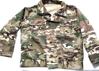 Camisa Chaqueta Camuflaje Ejército Niños Talla Pequeña Cremallera Ripstop Patrón Excelente Foto 1 de 4