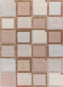 New Color Medium Gold Handmade Hand Tufted Wool And Viscose Design Carpet Rug - Picture 1 of 4