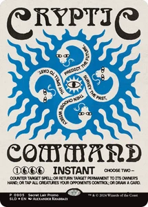 FOIL CRYPTIC COMMAND Secret Lair Drop SLD Promo #0905 Magic MTG PREORDER PRESALE - Picture 1 of 1