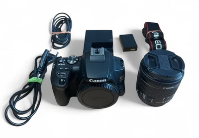 Canon EOS 250D Kit 18-55mm IS STM DSLR Kamera 24MP Shutter 3000 MwSt - Bild 1 von 4