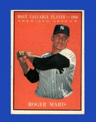 1961 Topps Set-Break #478 Roger Maris MVP VG-VGEX (crease) *GMCARDS* - Image 1 of 2