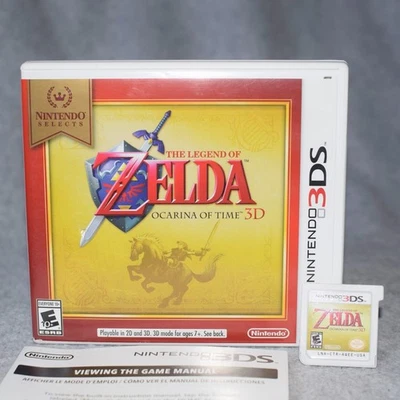 The Legend Of Zelda Ocarina Of Time 3D (Nintendo 3DS, 2011) CIB - Image 1 of 4