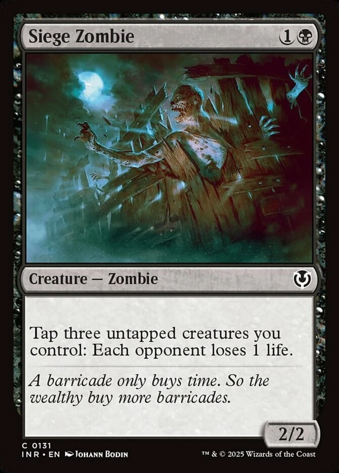 x1 Siege Zombie - Innistrad Remastered - NM - MTG - Image 1 of 1