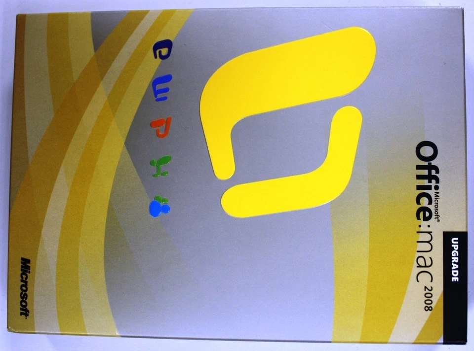 Microsoft Office for MAC 2008 German Upgrade DVD + Box - Bild 1 von 1